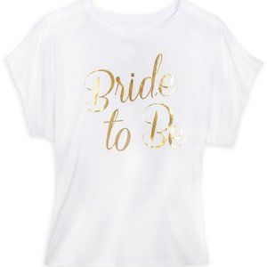 Disney Bride To Be T-Shirt, Size M